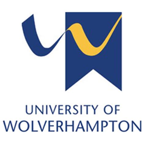 The title "University of Wolwerhampton" in blue over a white background.