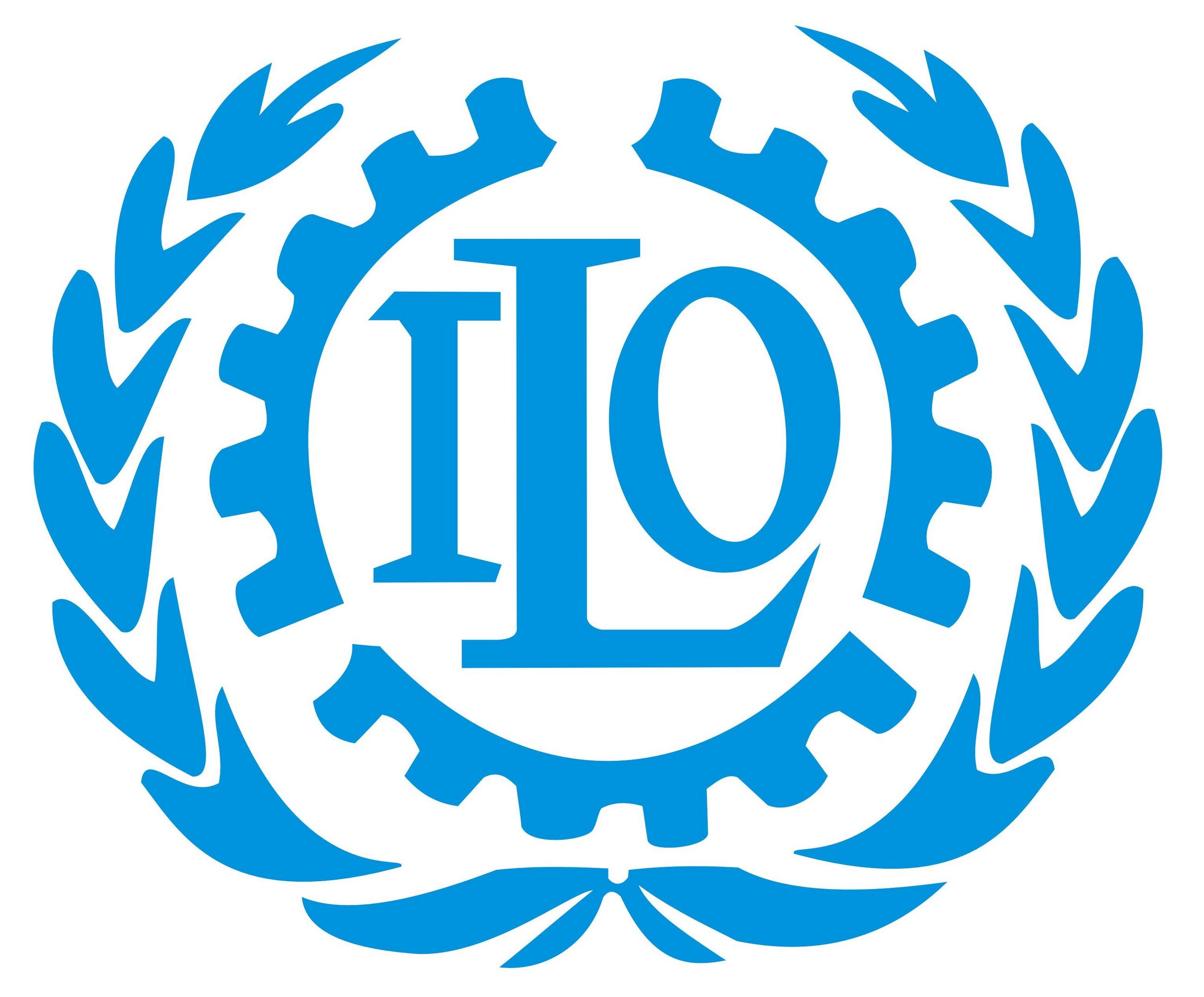 The title "ILO" in blue over a white background.